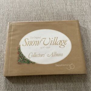 The Original Snow Village 1976-1990 Collector's Album Department 56 Christmas